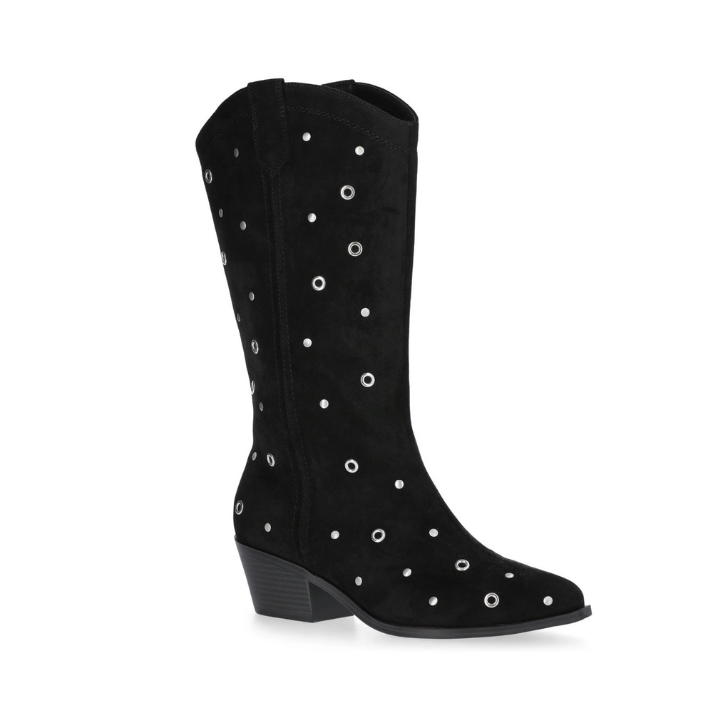 Womens Grommet Studded Western boots